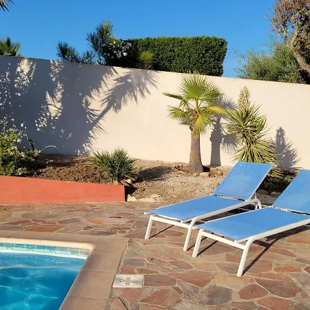 Villa Palm' Issambres 6-7 Personnes, Clim, Avec Piscine, Jardin Et Parking Prives La Garonnette-Plage